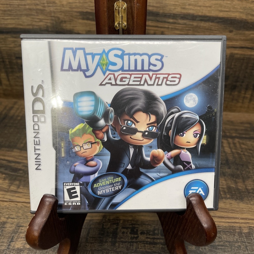 My Sims Agents (Nintendo DS, 2009) Case And Manual ONLY